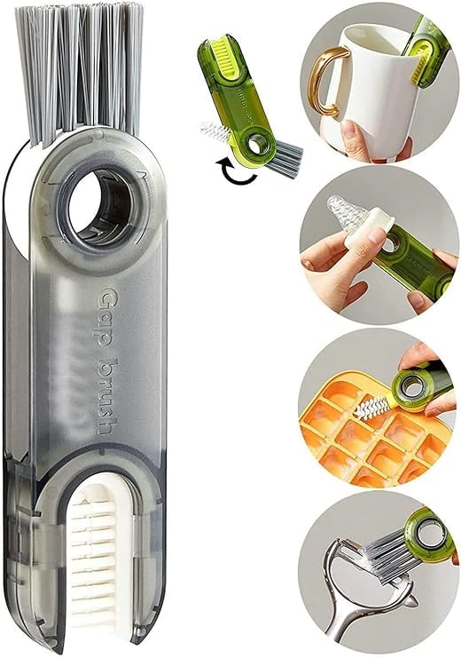 3 in 1 Cup Lid Gap Cleaning Brush, Bottle lid Cleaning Brush