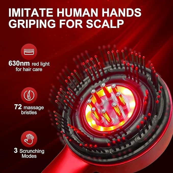 Premium Head Scalp Electric Massager Comb | Scalp Massaging Brush