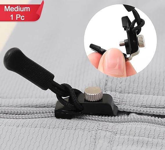 3 Sets Instant Zipper Repair Kit – Universal Zipper Slider Replacement for Luggage & More