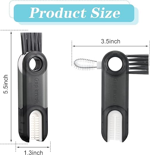 3 in 1 Cup Lid Gap Cleaning Brush, Bottle lid Cleaning Brush