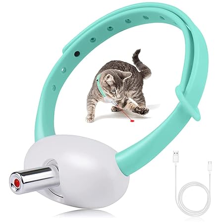 Cat Toys for Kitten Cat Collar with Laser Light