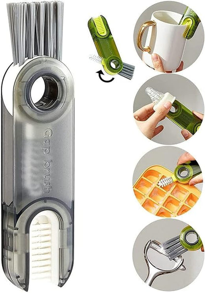 3 in 1 Cup Lid Gap Cleaning Brush, Bottle lid Cleaning Brush